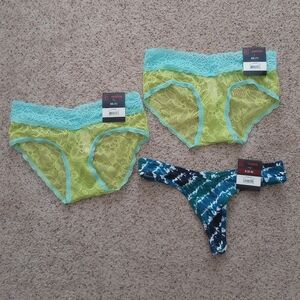 Panties Bundle 3 Pairs Hipster And Thong